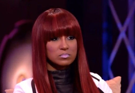 Olivia's Red Hair Color and Blunt Bangs From “Love & Hip Hop New York” Reunion Show