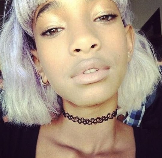 Willow Smith Shows Of Purple Haircolor