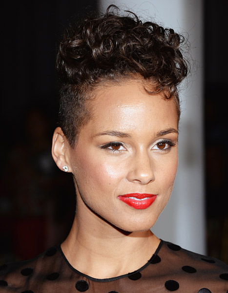 Alicia Keys's Frohawk Hairstyle