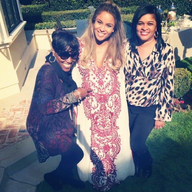 Ciara Has Fun Baby Shower With Gal Pals Kim Kardashian & La La 2