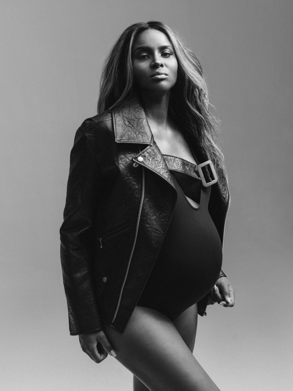 Ciara Works W Magazine Showing Off Her Baby Bump 4