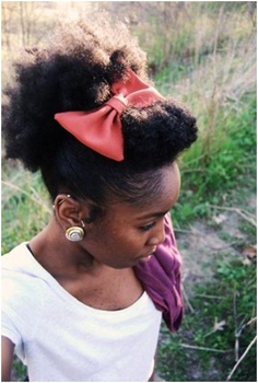 Natural Hairstyles With Accessories 12