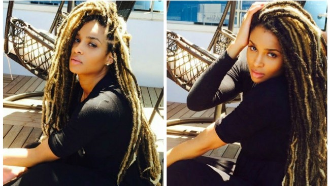 Ciara Gets Faux Locs Hairstyle 3