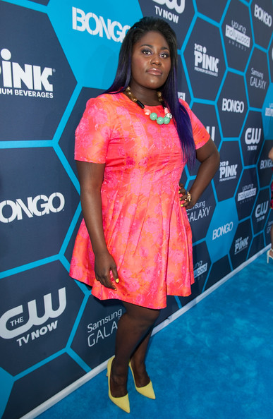 Danielle Brooks Shows Off Bold Purple Hair Color and Colorful Outfit At Young Hollywood Awards 3