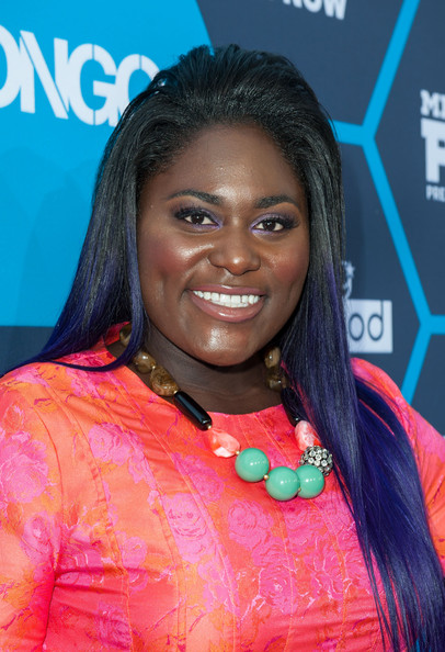 Danielle Brooks Shows Off Bold Purple Hair Color and Colorful Outfit At Young Hollywood Awards 4