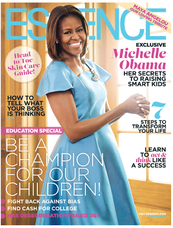 First Lady Michelle Obama for Essence Magazine August 2014