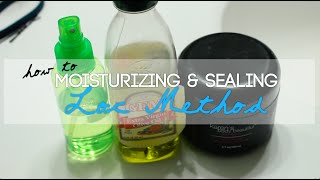 Hair Tutorial - How To Moisturize & Seal Transitioning Hair (LOC Method)