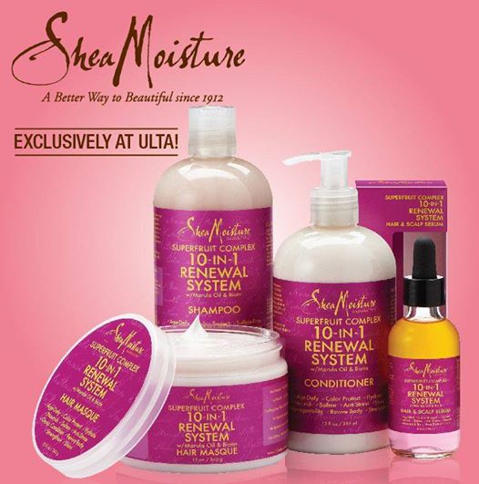 SheaMoisture's New SuperFruit Complex 10-in-1 Renewal Hair Care Collection