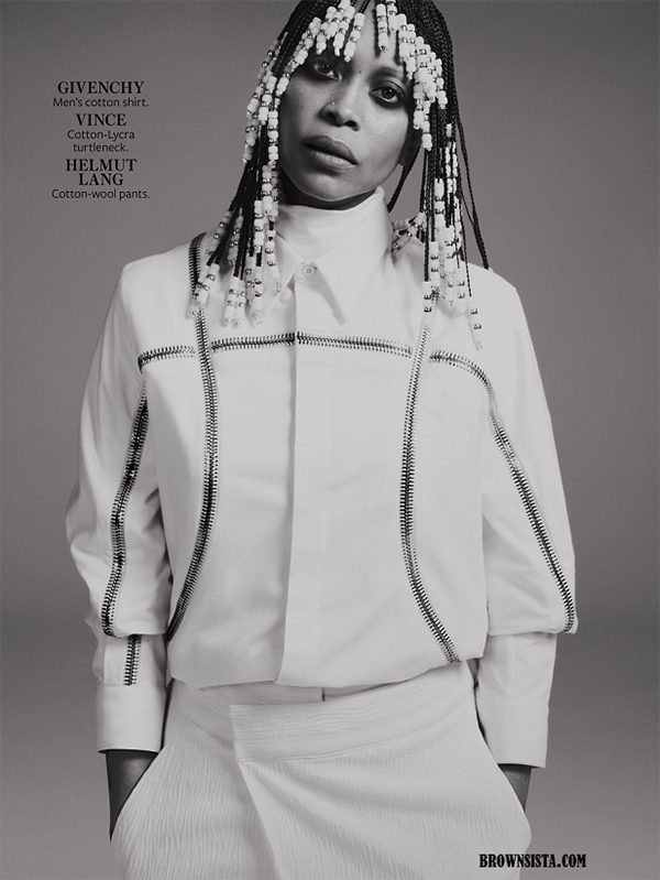 Erykah Badu Goes Retro For In Style Magazine September 2014 Issue 6