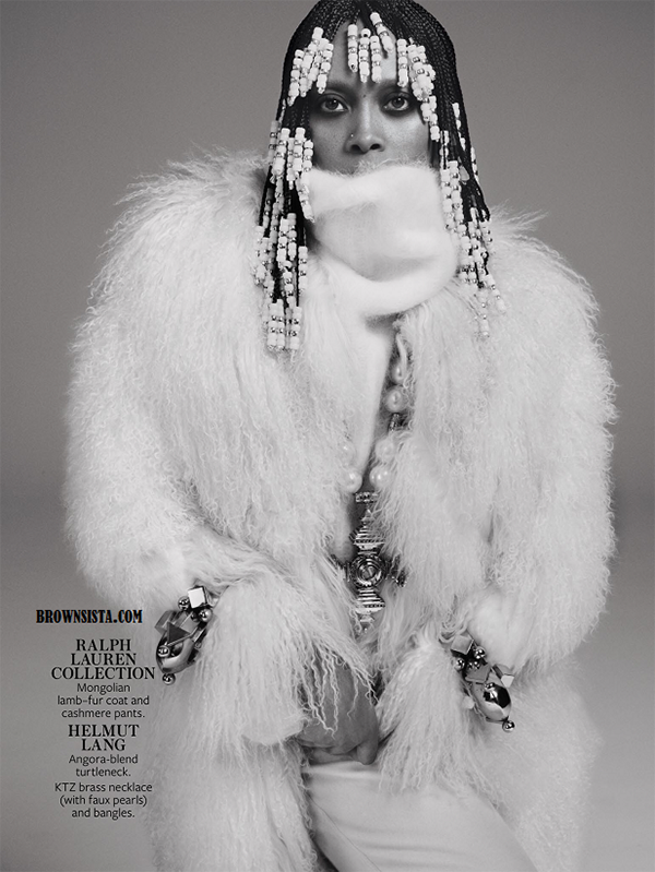 Erykah Badu Goes Retro For In Style Magazine September 2014 Issue