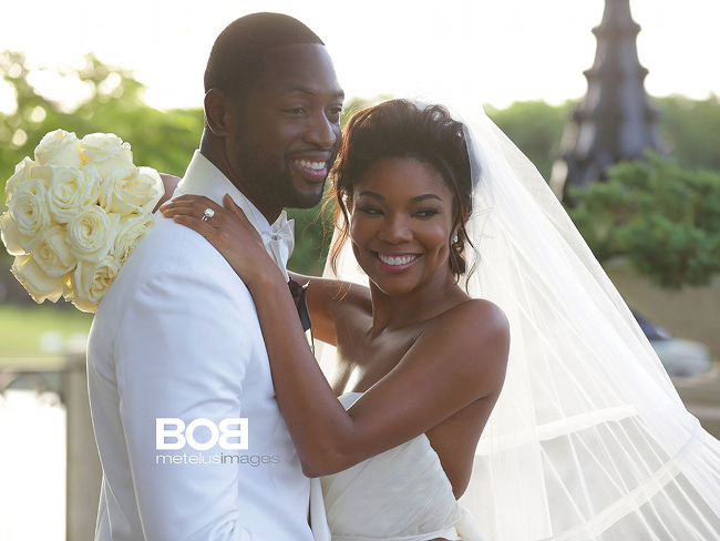 Gabrielle Union Stuns In Dennis Basso for Kleinfeld Wedding Gown