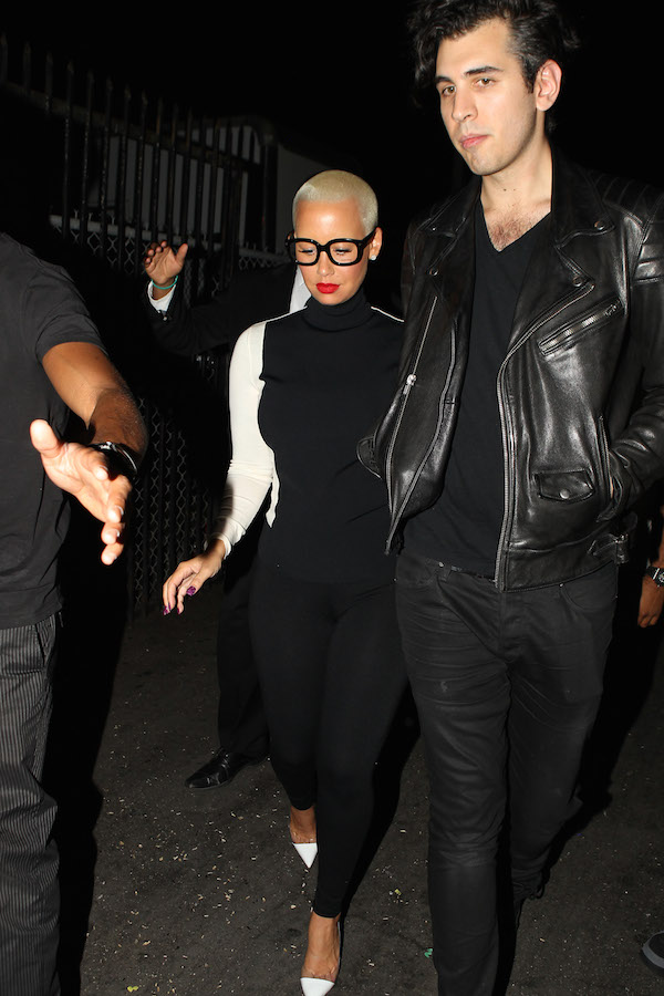 Amber Rose and Nick Simmons leave Playhouse together - Part 2