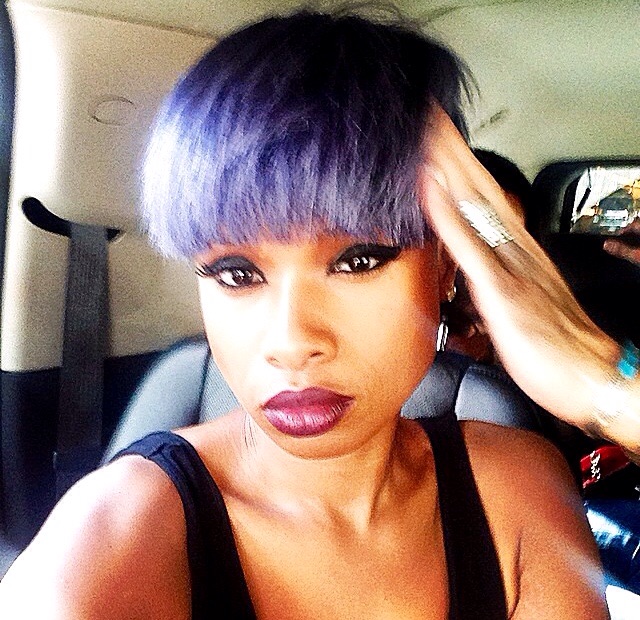 Jennifer Hudson's Pixie Haircut Is Now A Fierce Purple 2