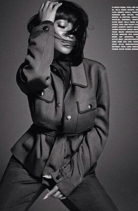 Nicki Minaj Works L'Uomo Vogue In Menswear Fashion 4