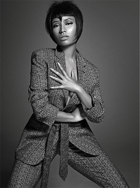 Nicki Minaj Works L'Uomo Vogue In Menswear Fashion