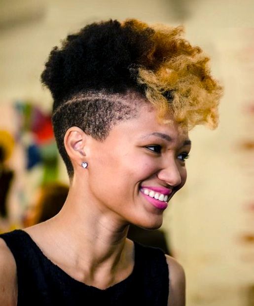 15 Afro hairstyles for black african ladies for Medium Length
