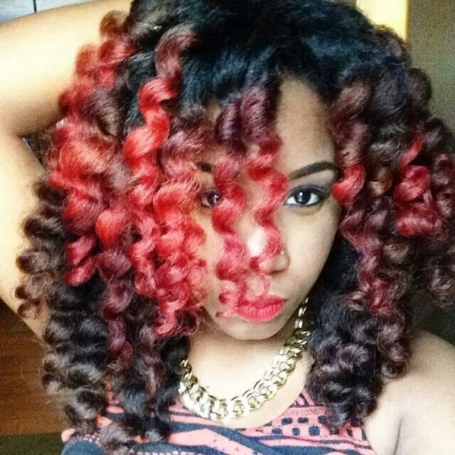 colored hairstyles for black women