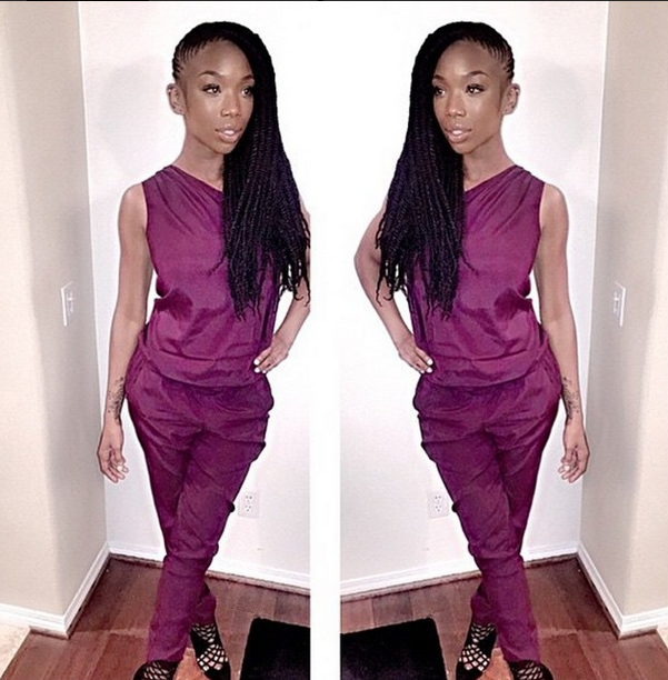 brandy norwood short hairstyles