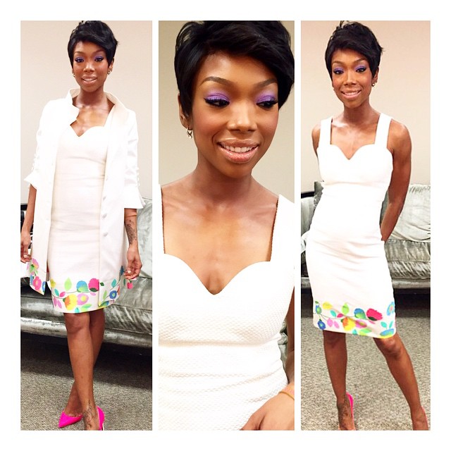 Brandy Tries Out Pixie Haircut Trend  6