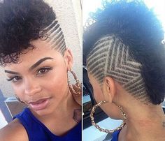 Shaved Hairstyle Ideas For Black Women 12