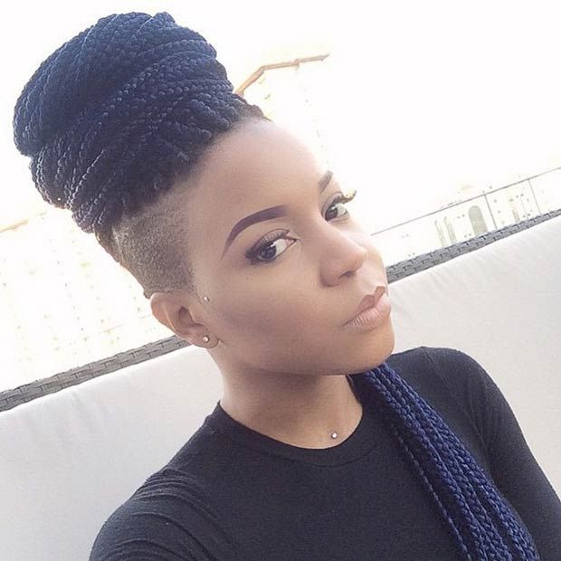 Shaved Hairstyle Ideas For Black Women 17