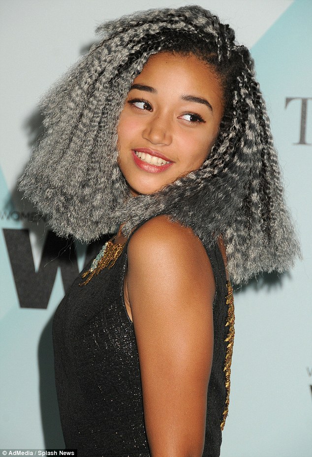 Actress Amandla Stenberg Goes Grey