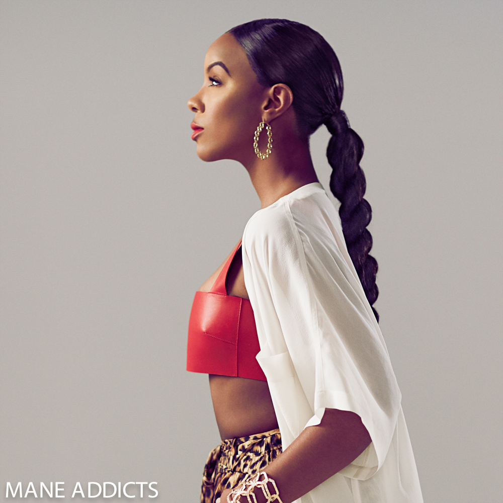 Kelly Rowland's Shares Iconic Hairstyles With Mane Addicts 3