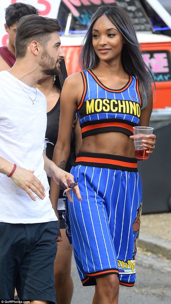 Jourdan Dunn Gets Blue-Grey Ombre Strands For The 4th Of July 4