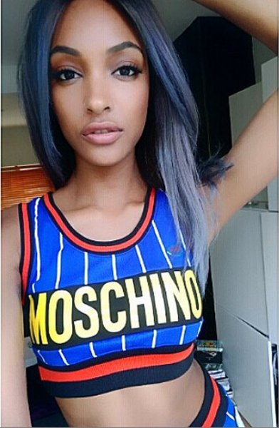 Jourdan Dunn Gets Blue-Grey Ombre Strands For The 4th Of July