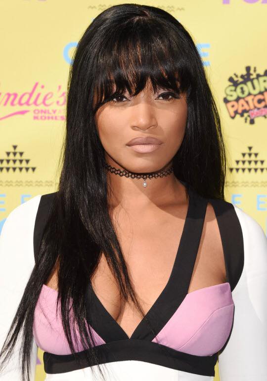 Keke Palmer Gets New Hairstyle - BANGS