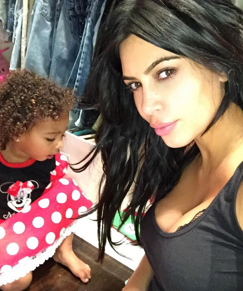 Her Curls Are Popping - North West's Naturally Curly Hair In All It's Glory!