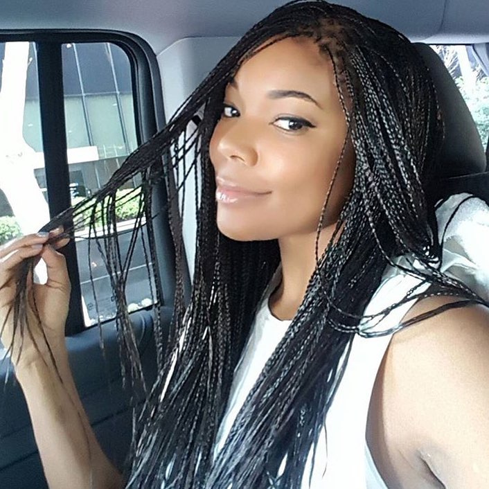 Gabrielle Union Switches It Up With New Braided Hairstyle