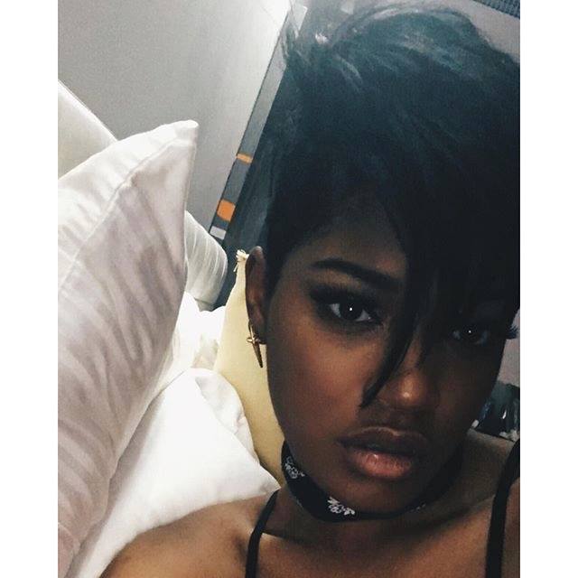 Keke Palmer Gets Edgy Shaved Haircut For The New Year