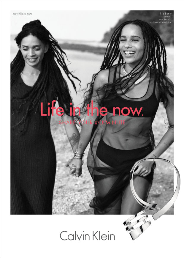 Zoë Kravitz and Lisa Bonet Featured In New Calvin Klein AD Campaign