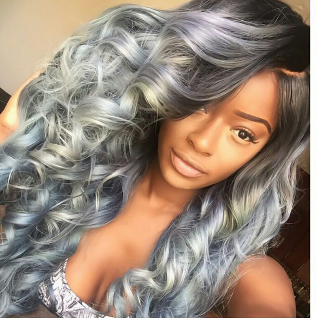 25 New Grey Hair Color Combinations For Black Women 17