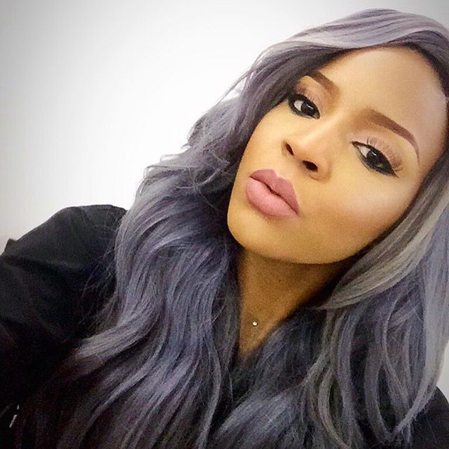 25 New Grey Hair Color Combinations For Black Women 19