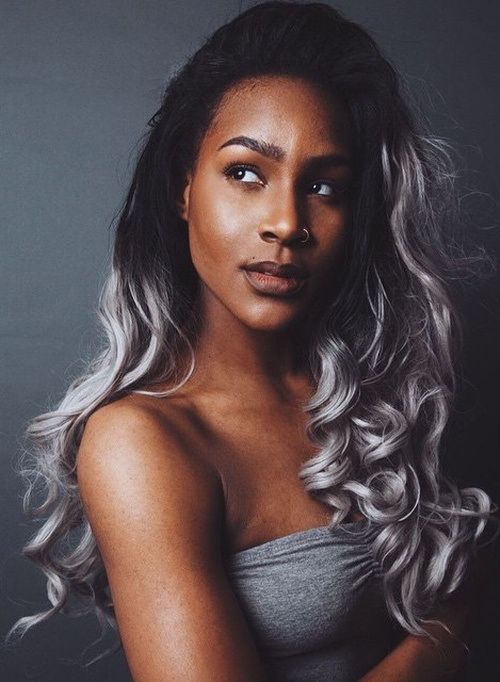 25 New Grey Hair Color Combinations For Black Women – The Style News