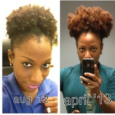 27 Natural Hair Progression Photos To Inspire Your Hair Journey 25