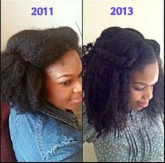 27 Natural Hair Progression Photos To Inspire Your Hair Journey 8
