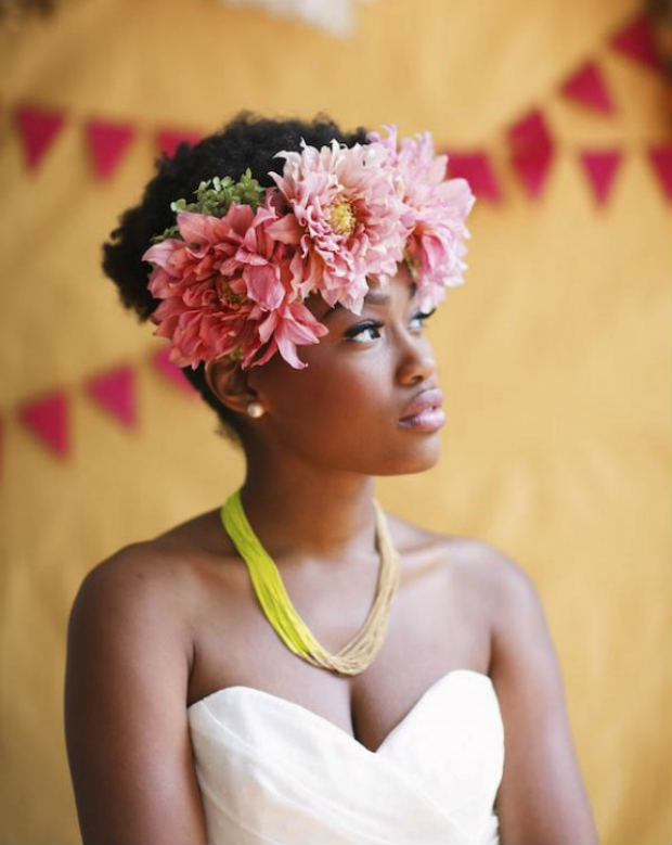 Now Trending - Floral Crowns & Natural Hair
