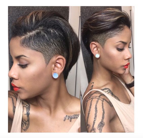 2017 Edgy Haircut Ideas for Black Women