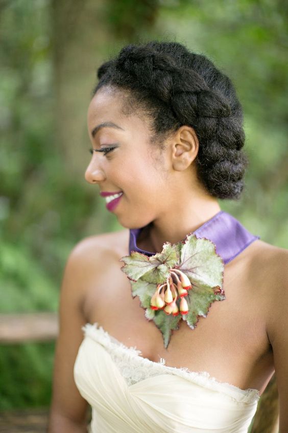 2017 Wedding Hairstyles For Natural Haired Brides - The Style News Network