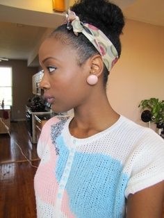 Natural Hairstyles With Accessories