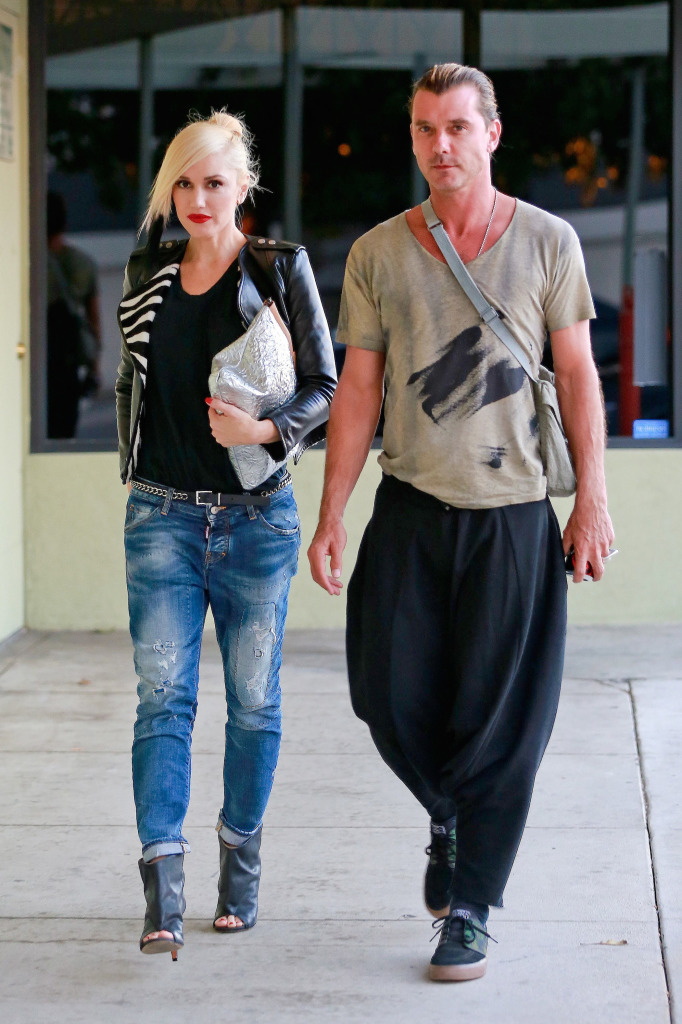 *EXCLUSIVE* Gwen Stefani and Gavin Rossdale attend a private event