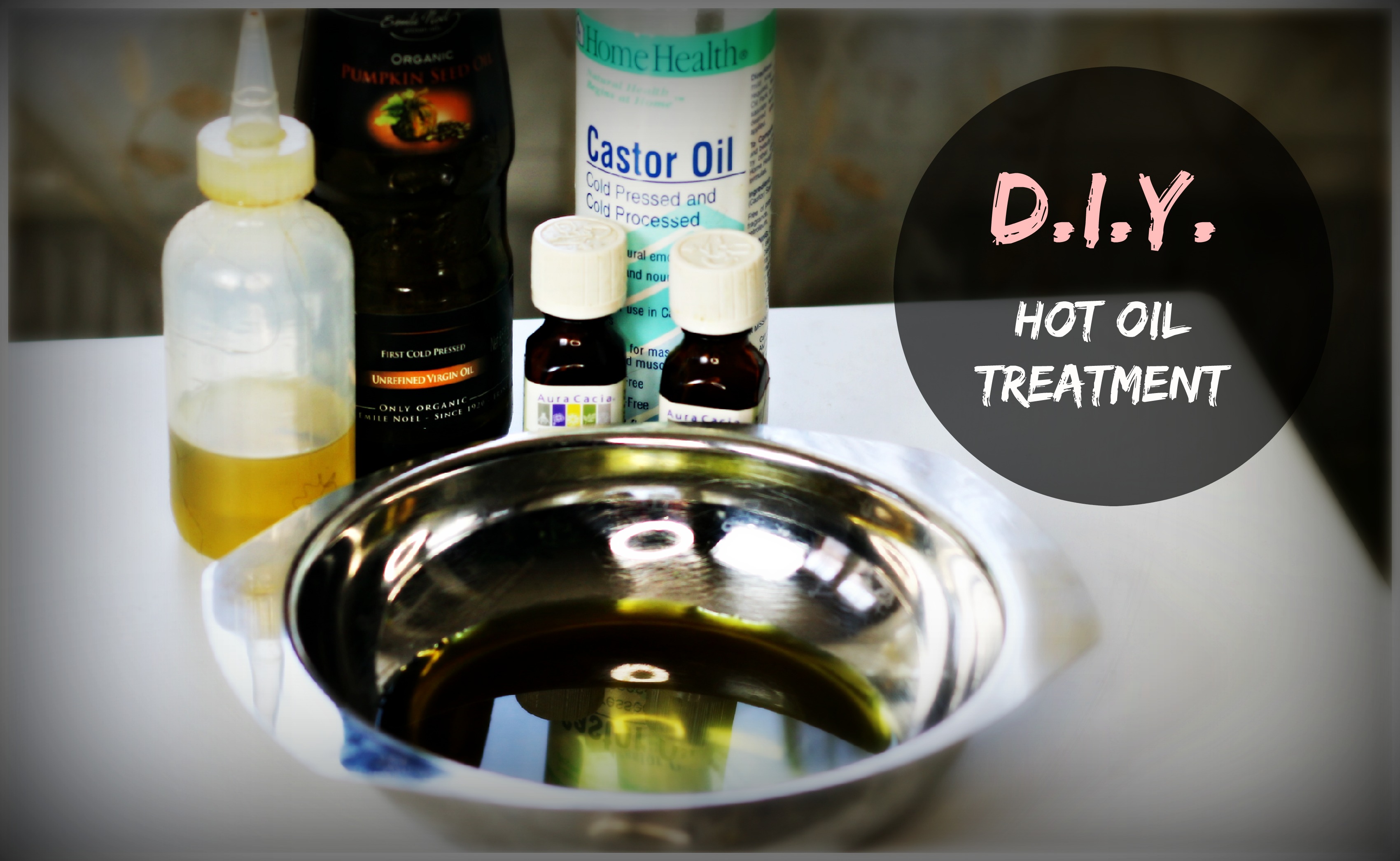 DIY Hot Oil Treatment. 
