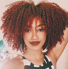 20 Naturals Who Dyed Their Hair Red and Nailed It! – The Style News Network