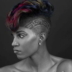 2017 Edgy Haircut Ideas for Black Women 15