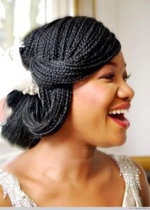 43-black-wedding-hairstyles-for-black-women-tiny-braids-214x300
